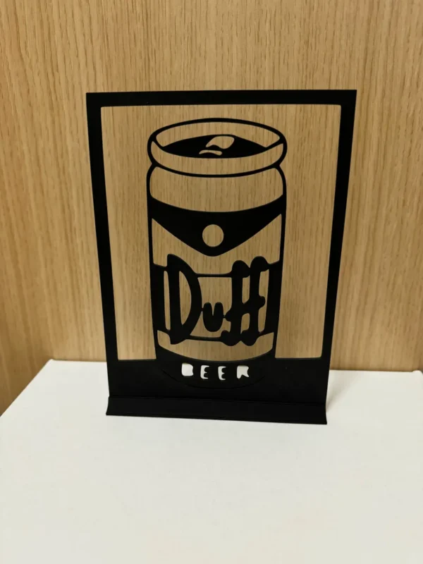 Lata de cerveza Duff