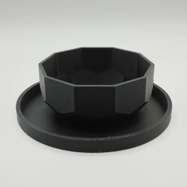 Bol decagonal y plato (opcional) - Imagen 2