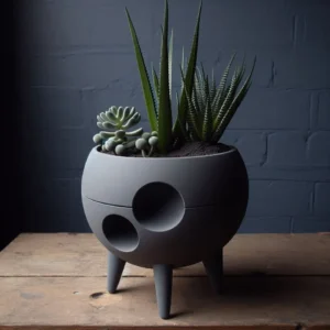 Macetero caldero lunar