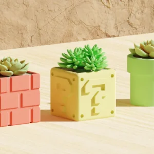 Pack maceteros icónicos Super Mario
